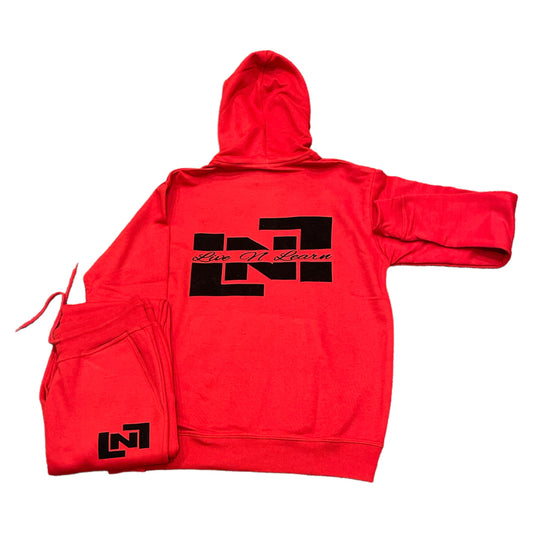 “LIVE N LEARN” Pullover Sweat Suit